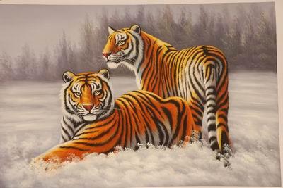 unknow artist Tigers 022 Germany oil painting art